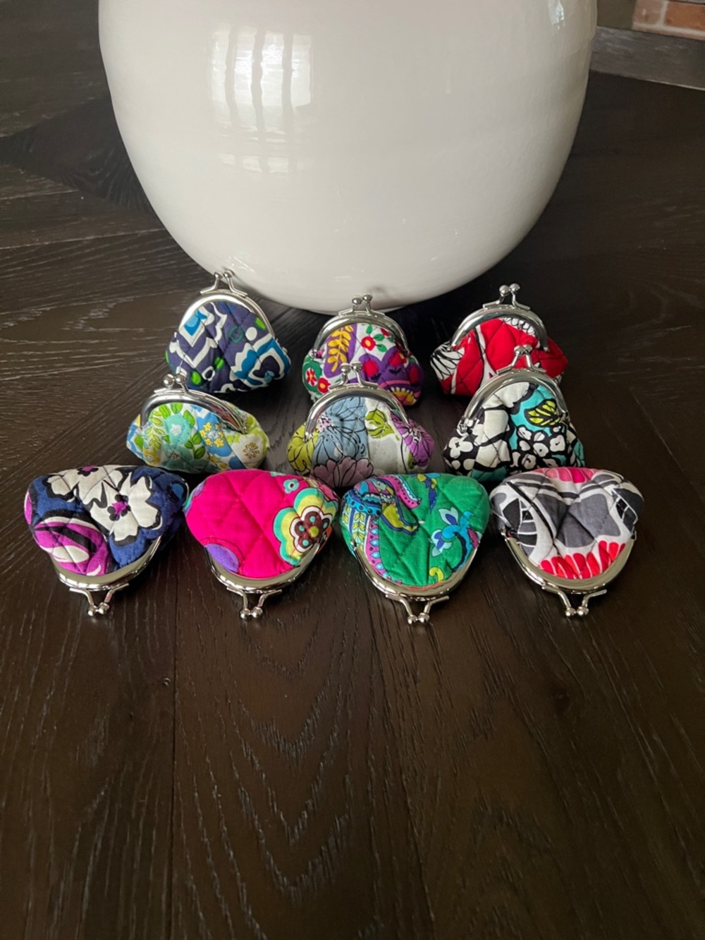 Bundle👛 Of 10pc Mini Vera Bradley Coinpurse..